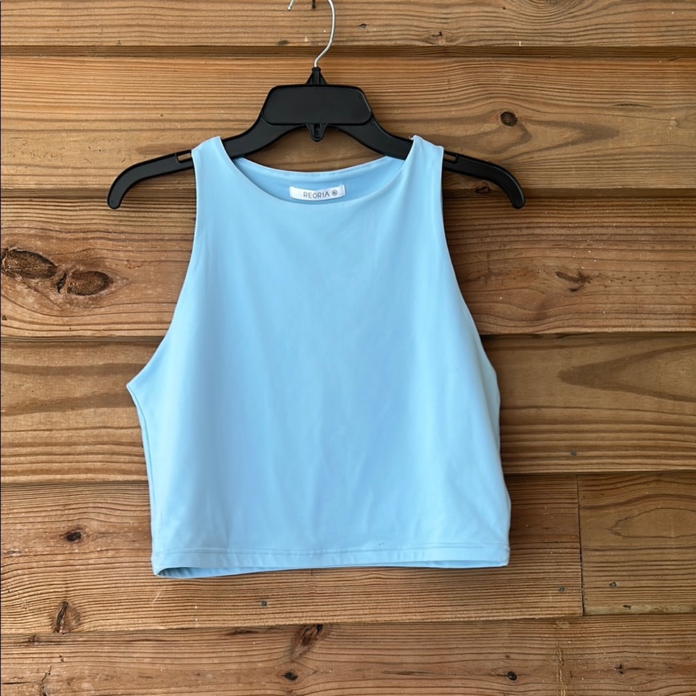 Blue Women's Crop Top